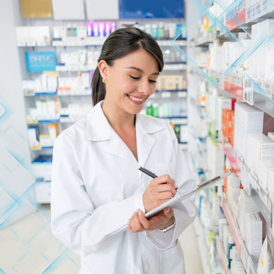 Young female pharmacist