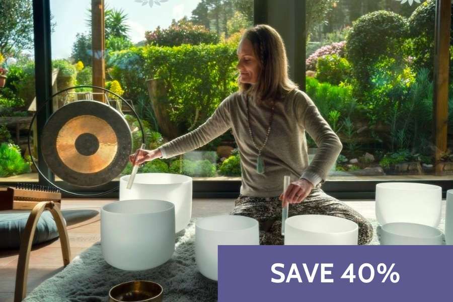 Sound Healing with crystal singing bowls course