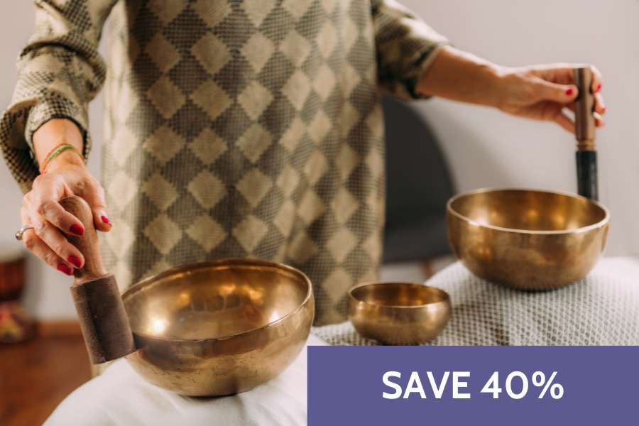 Sound Healing with Tibetan singing bowls course