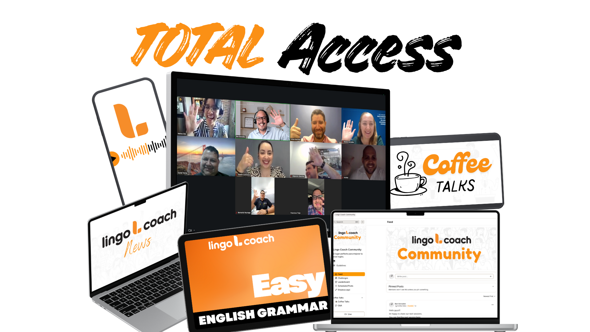 Total access herramientas incluidas aprender inglés