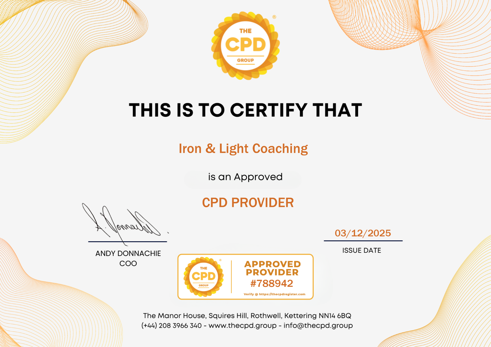 CPD USA Registered Provider
