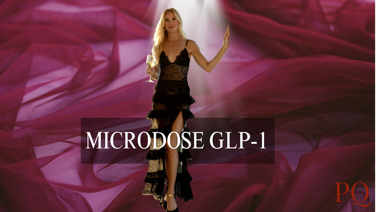 Microdose GLP-1 educational course by Peptide Queen — research-based wellness protocol.