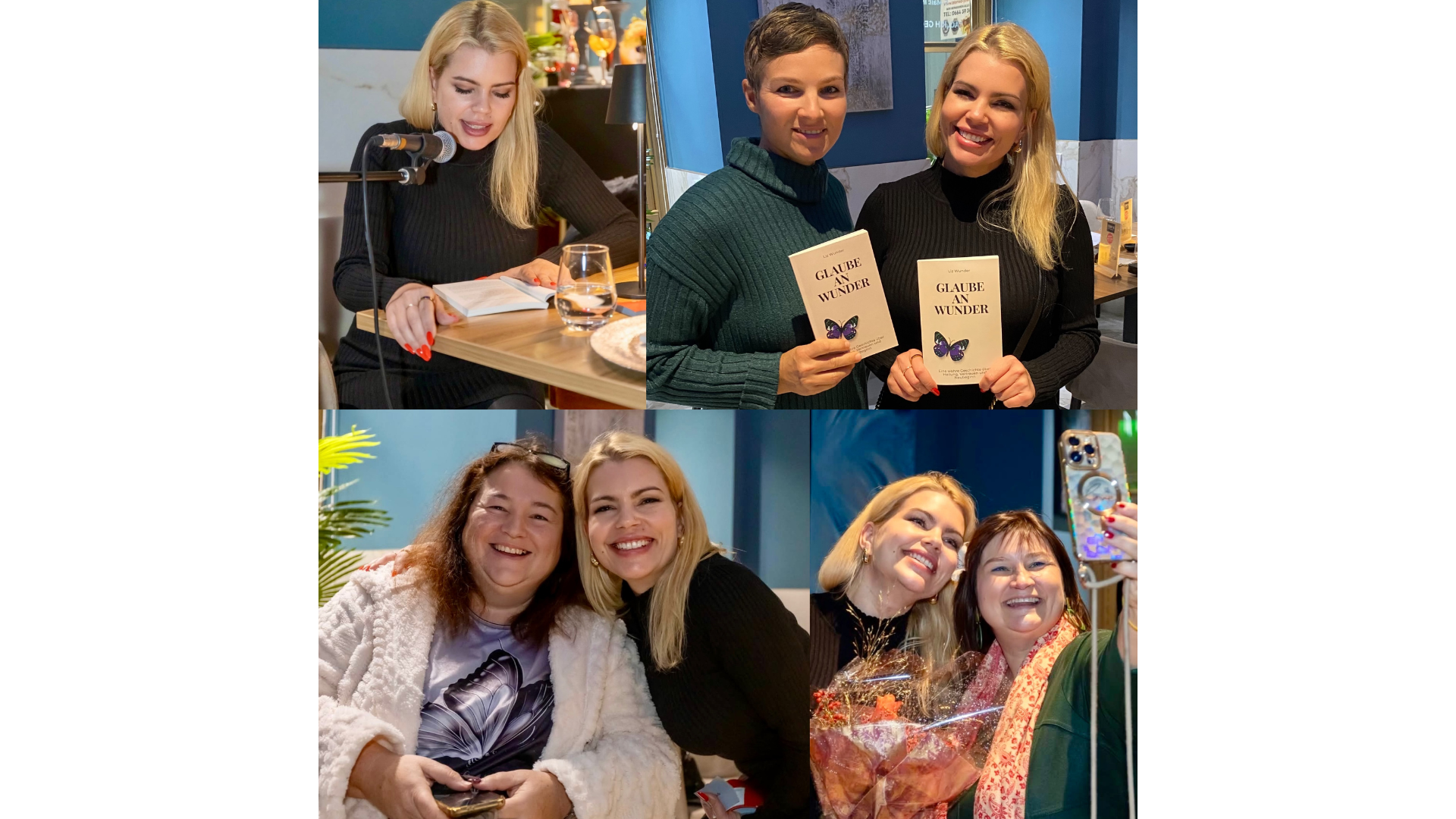 Foto Lesung Buch Glaube an Wunder