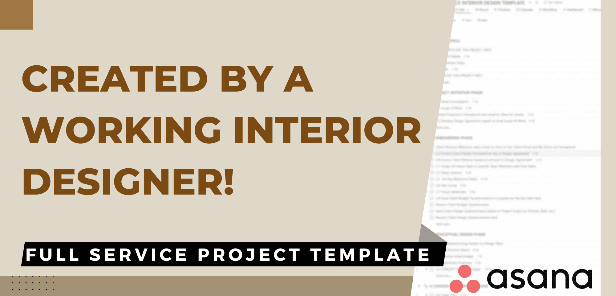 asana interior designer template