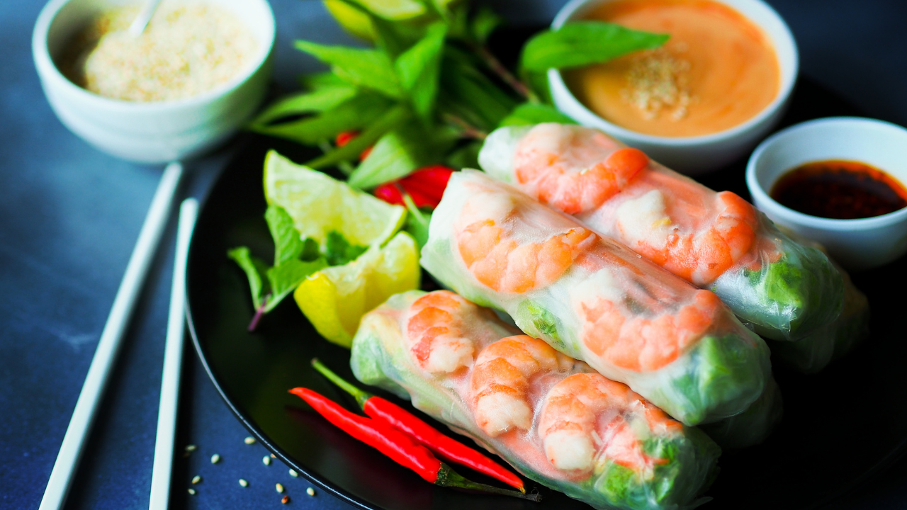 Shrimp & Veggie Spring Rolls