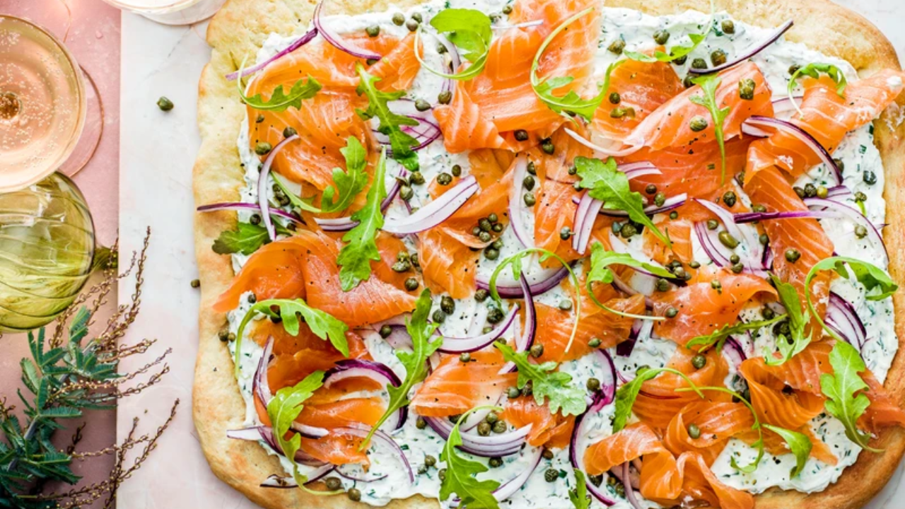 Smoked Salmon Flatbread