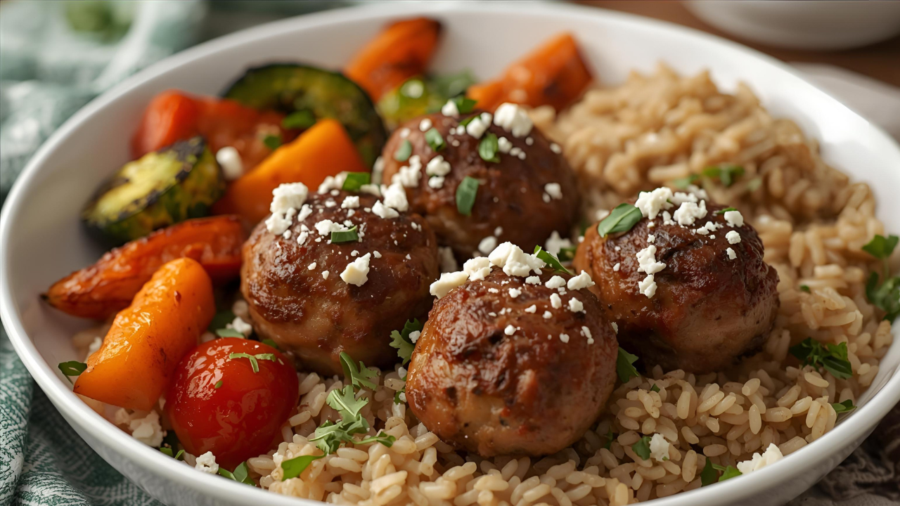 Mediterranean Turkey Meatballs