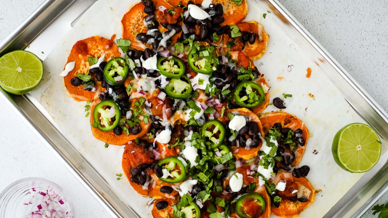 Loaded Sweet Potato Nachos