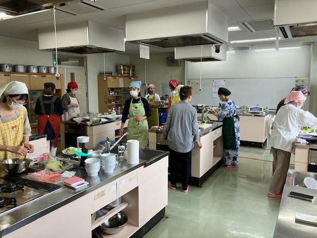 ローフード講座の受講風景