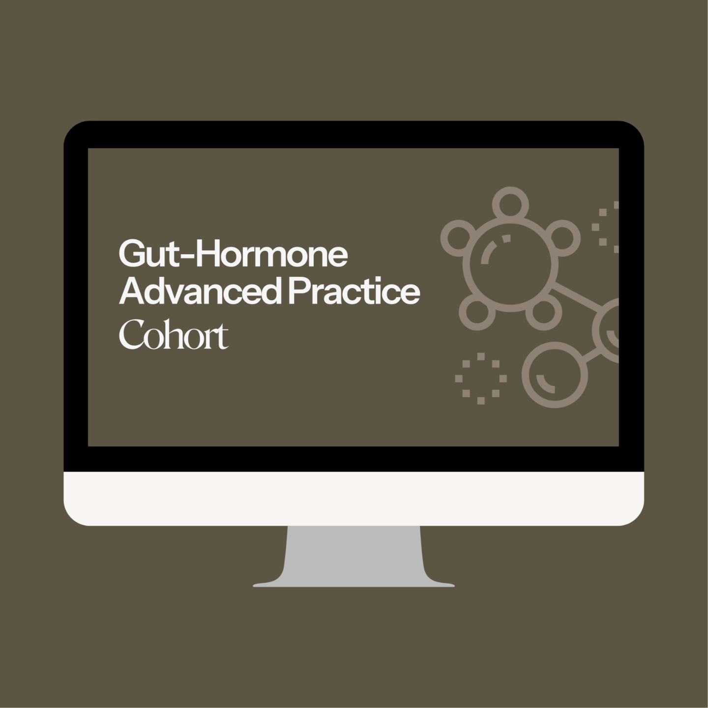 A mockup showing multiple deliverables you receive inside of Microbiome University