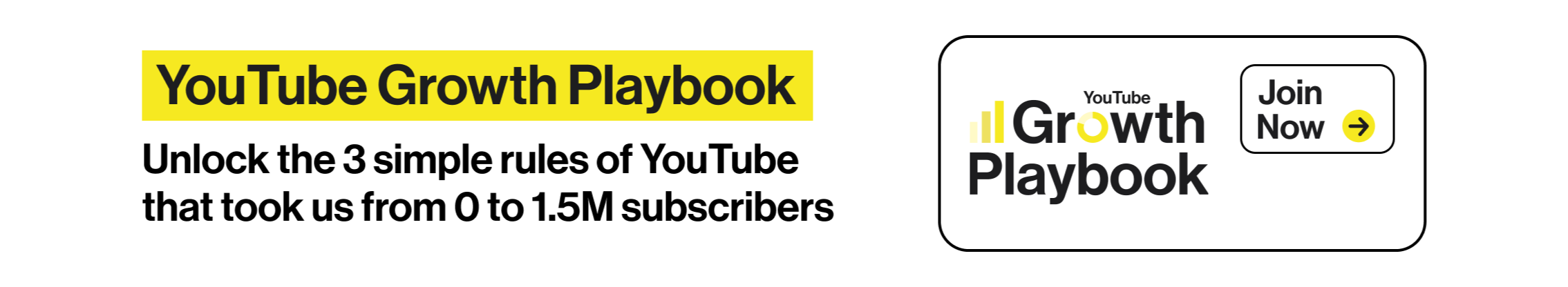 Click to learn more about the YouTube Growth Playbook