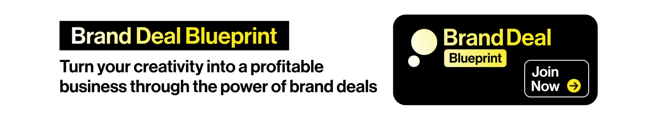 Click to learn more about the Brand Deal Blueprint