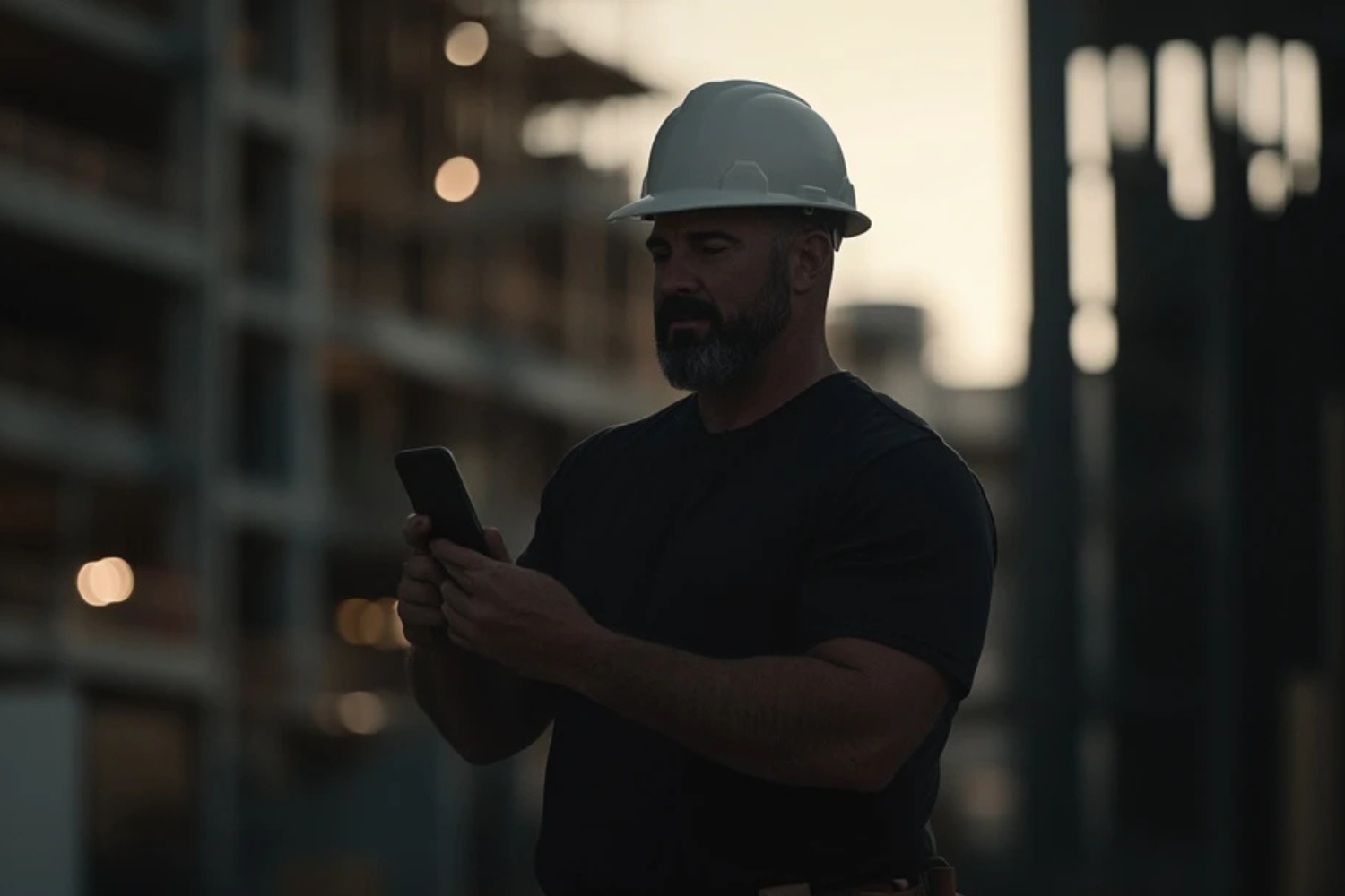 Smooth finished concrete slab at sunset — J316 Empowered Construction