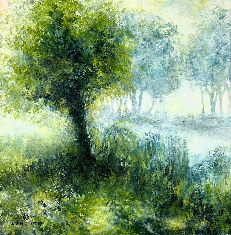 Vårträd - storlek  40x40 cm, pirs 4000 kr 