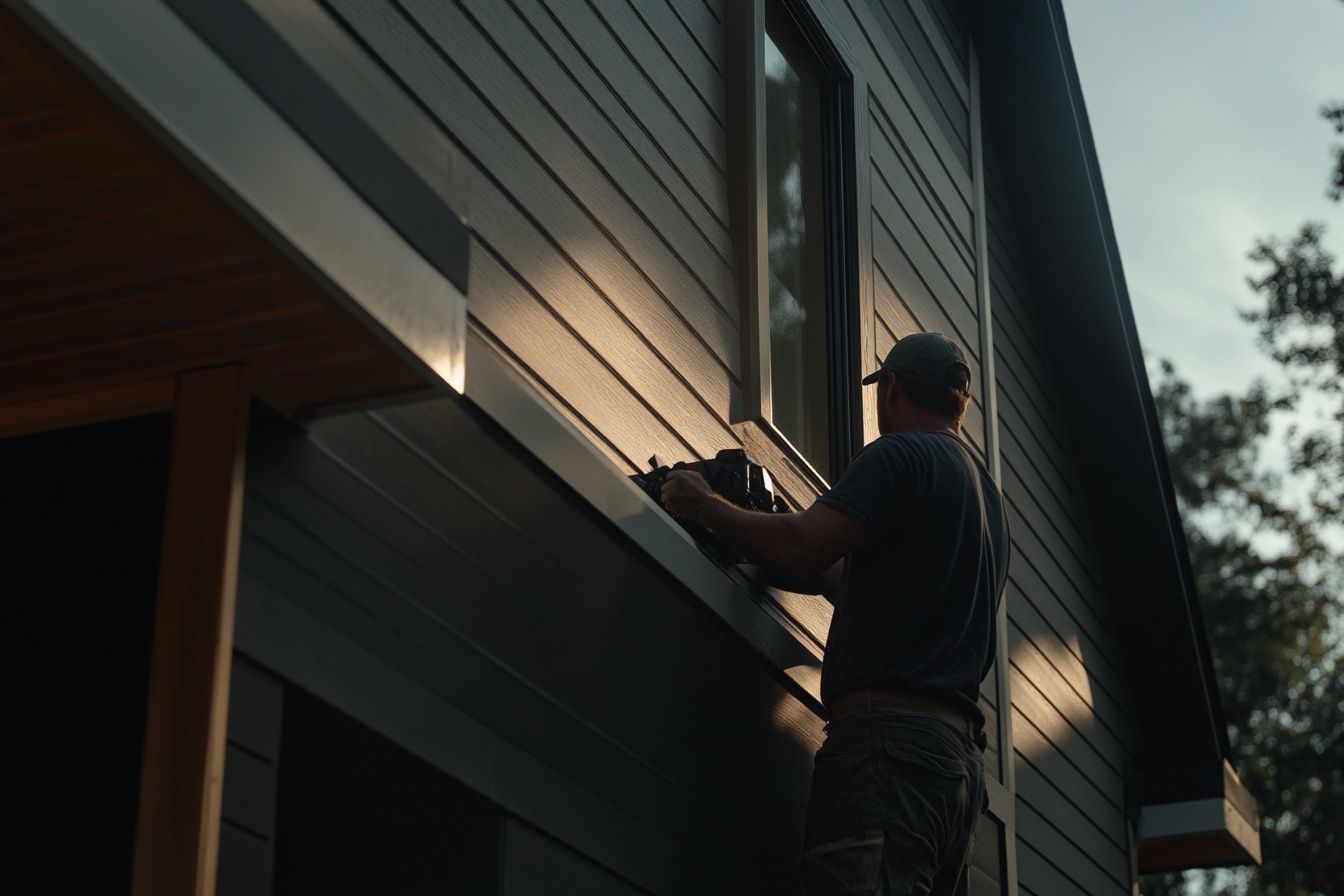 Smooth finished concrete slab at sunset — J316 Empowered Construction
