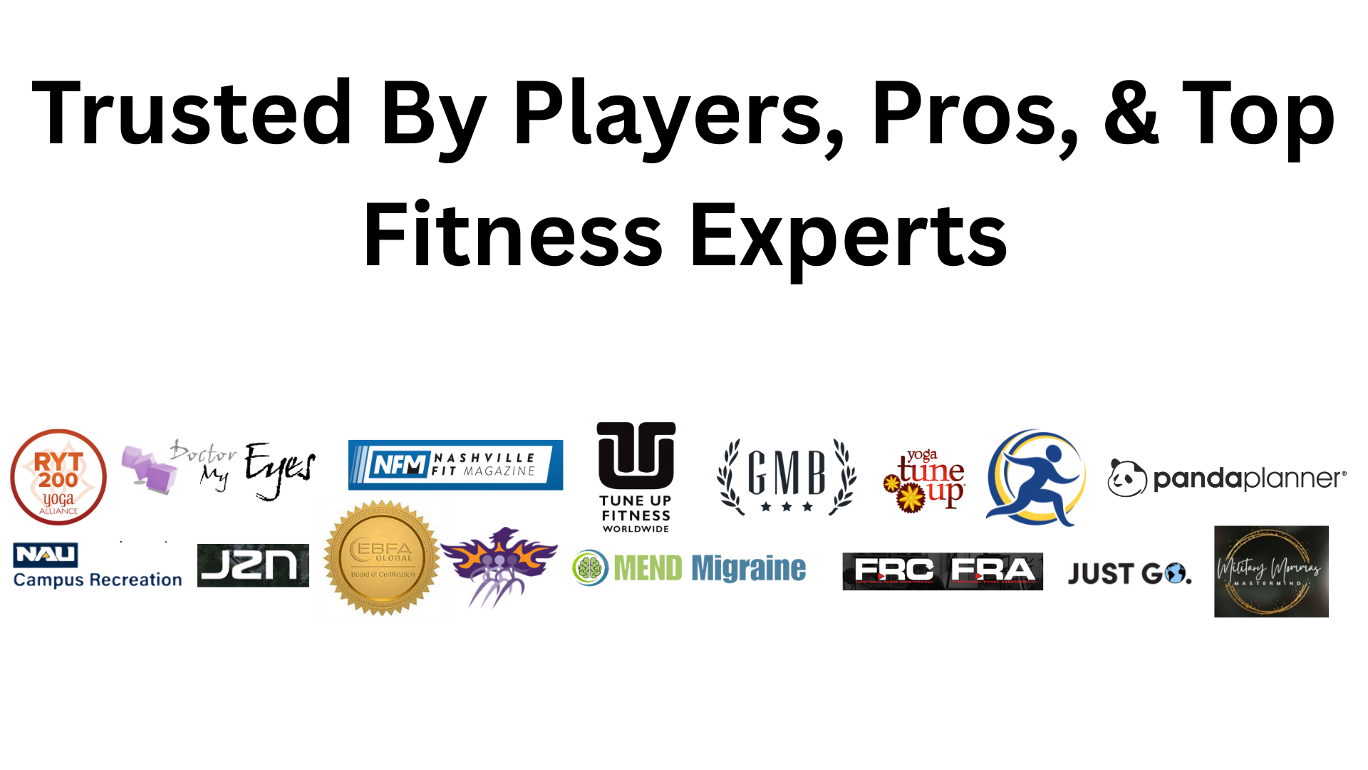 trusted by players, pros, and top fitness experts