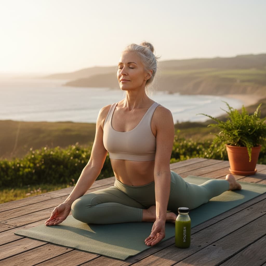 Woman doing yoga