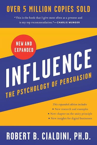 Influence They Psychology of Persuasion by Robert Cialdini - Book Cover Thumbnail