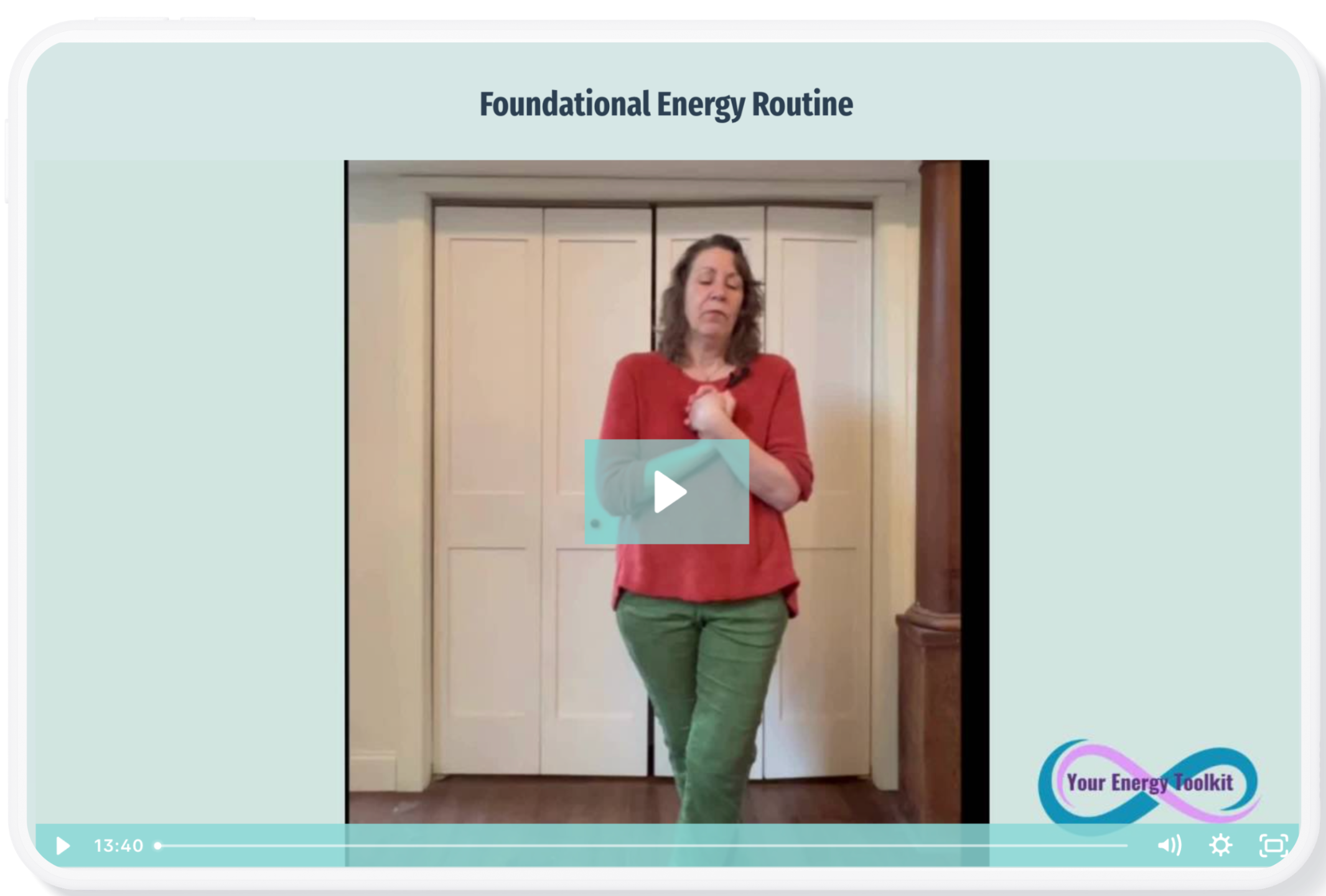 Foundational Energy Routine Video