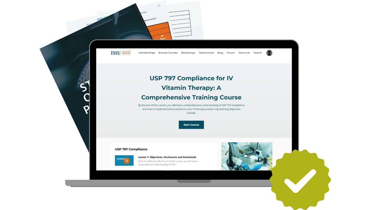 NAD+ Therapy Certification: IV & SubQ Techniques