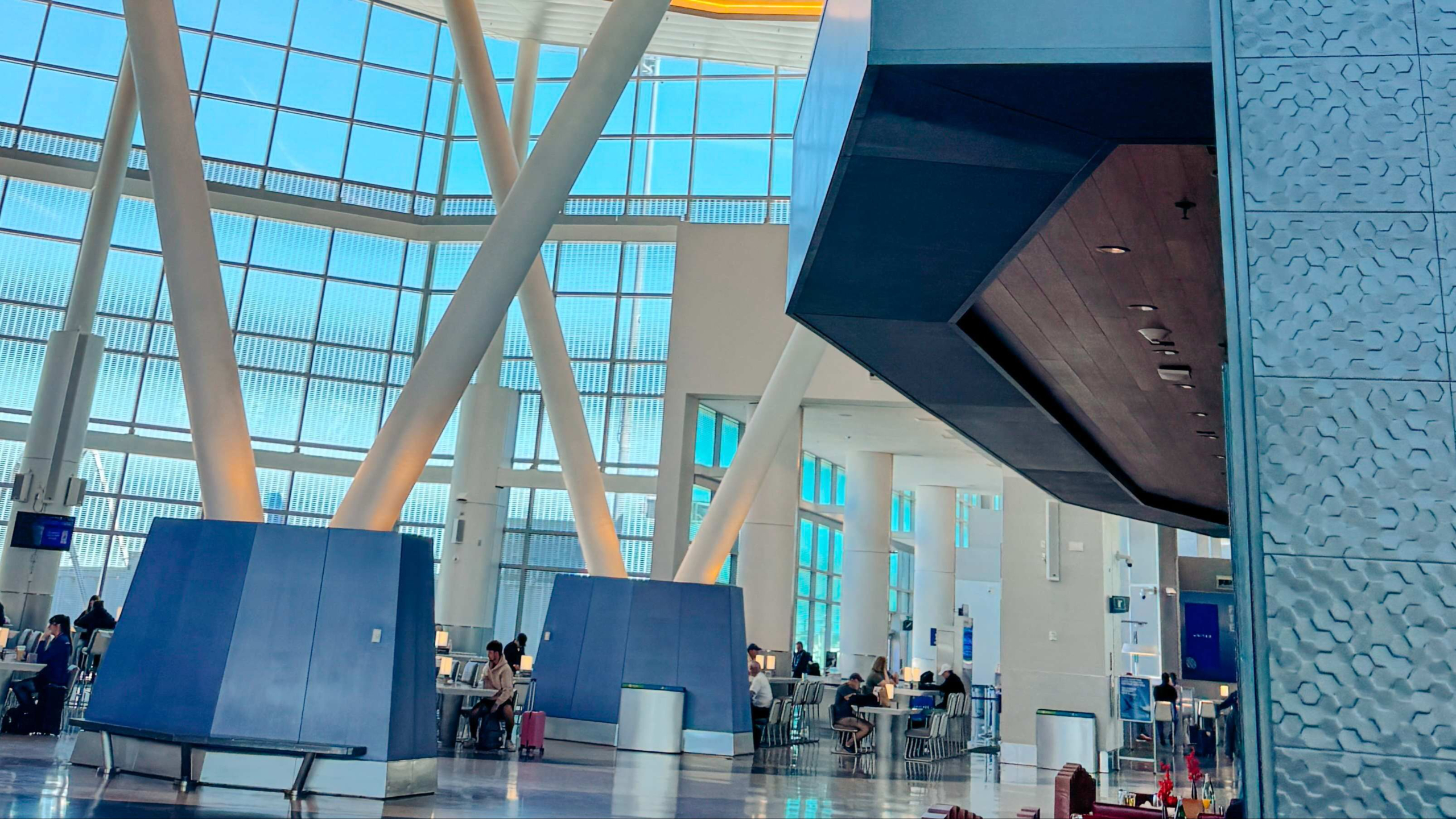 Galveston Cruise Port: inside the terminal