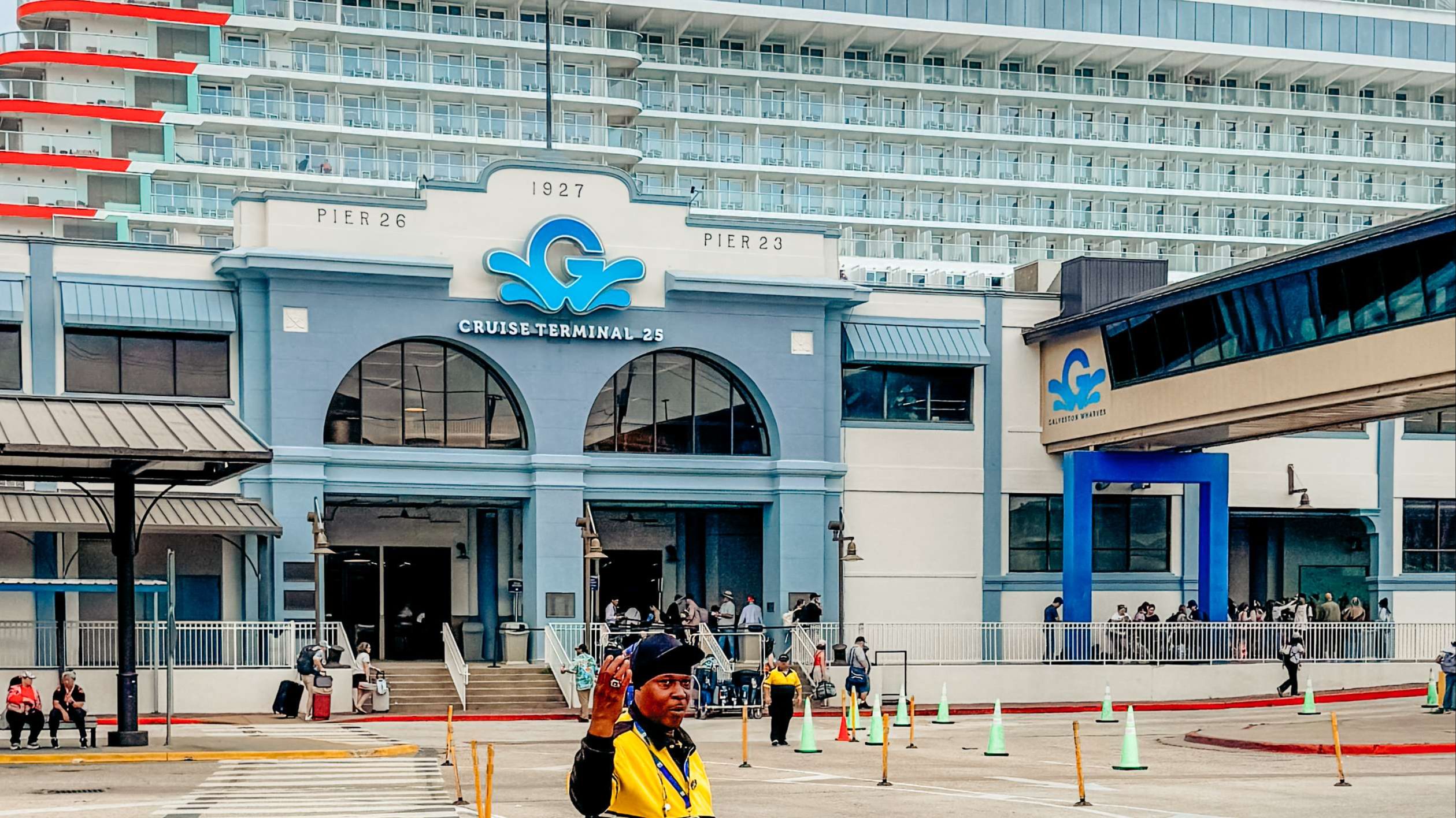 Galveston Cruise Port:  Cruise Terminal 25