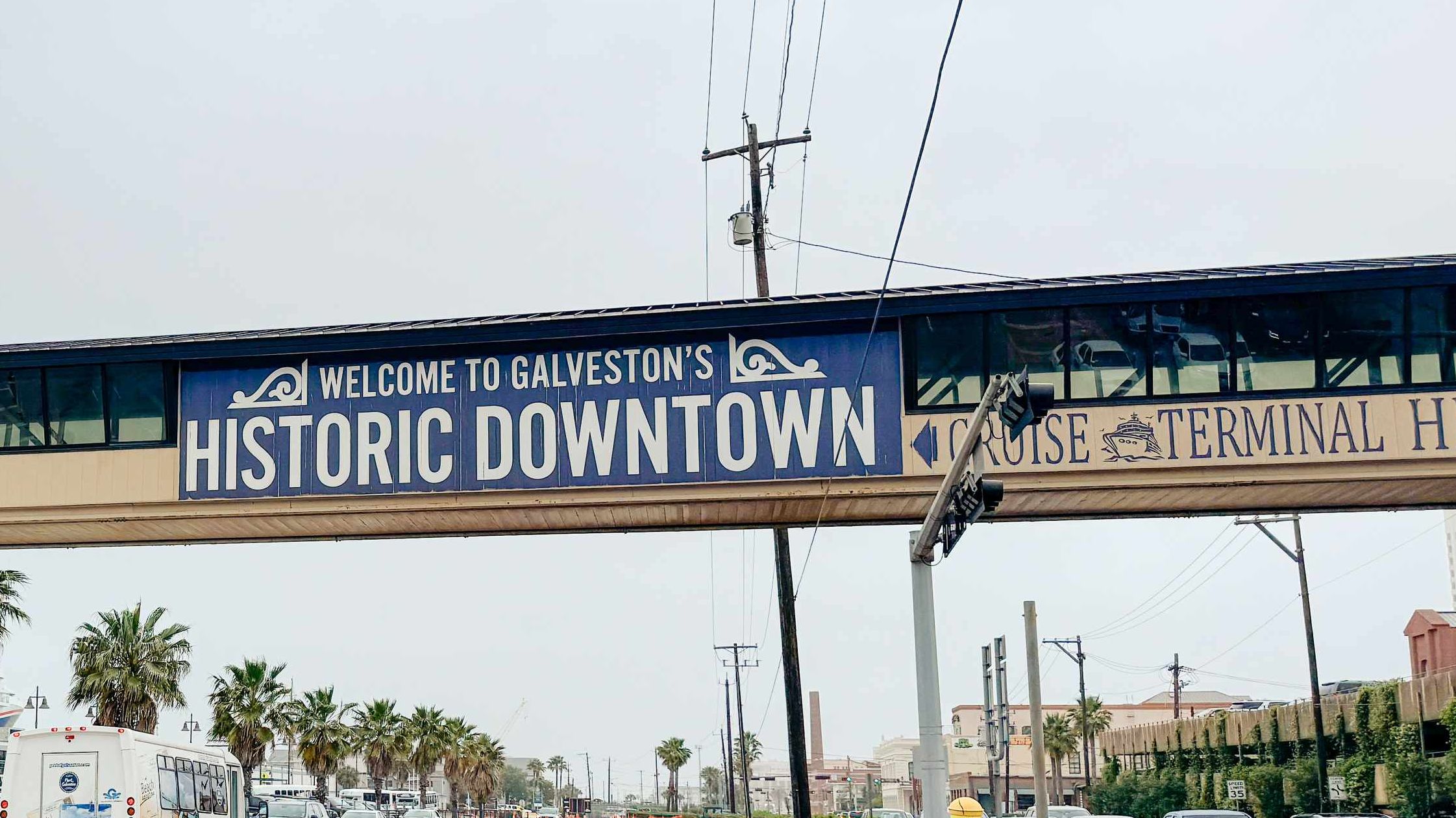Galveston Cruise Port: Historic Downtown Walkway
