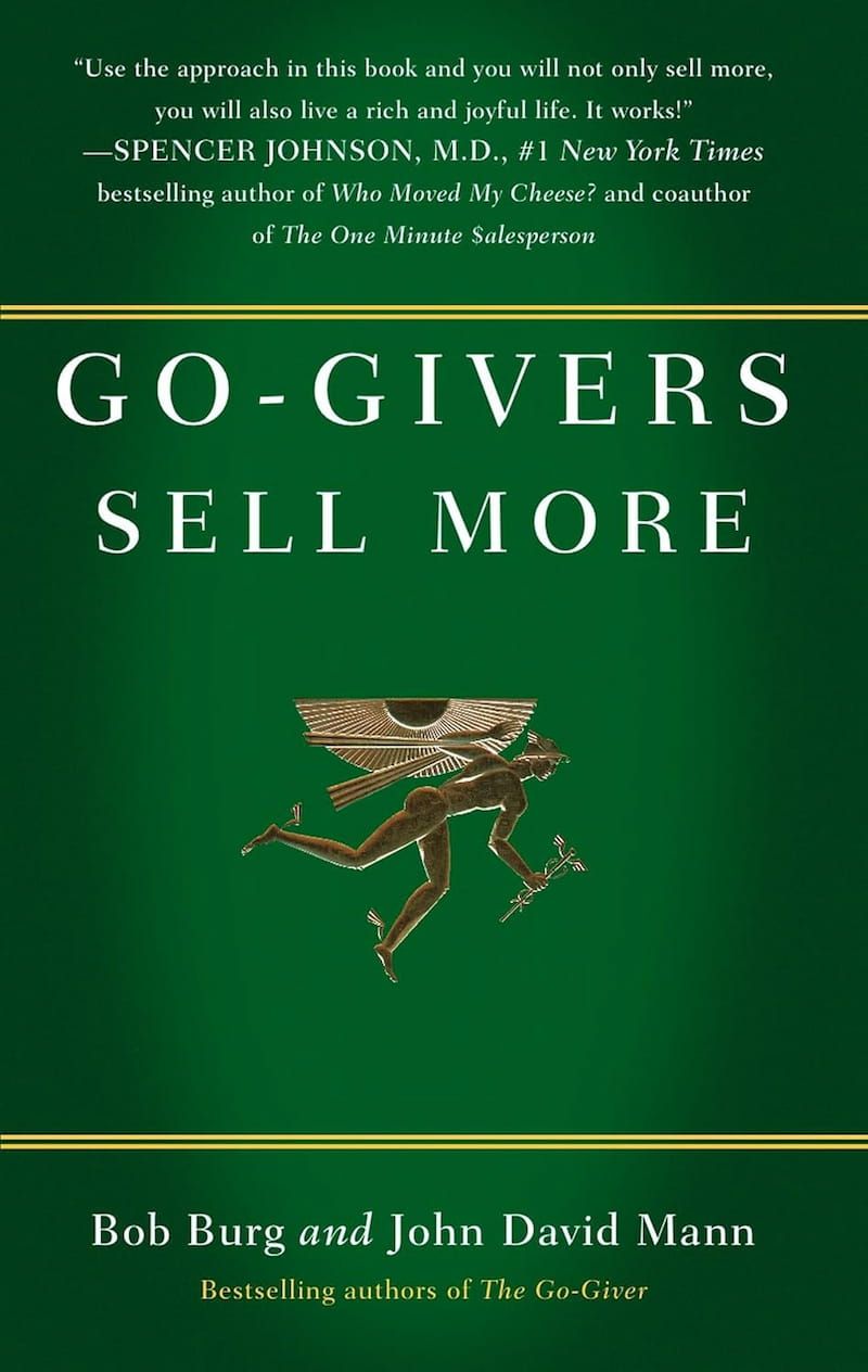 Go-Givers Sell More by Bob Burg and John David Mann - Book Cover