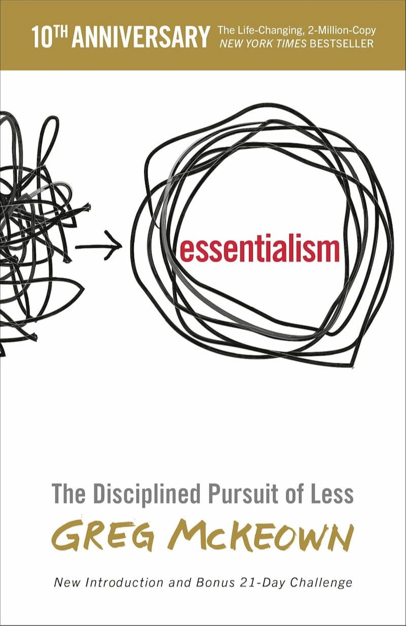 Essentialism by Greg McKeown - Book Cover