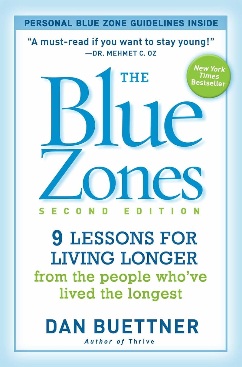 The Blue Zones by Dan Buettner- Book Cover