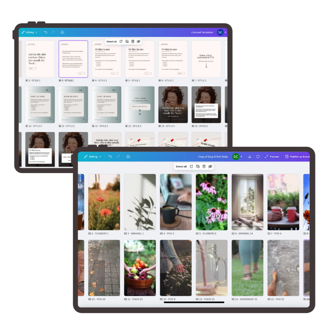 Mockup of Social Sizzle