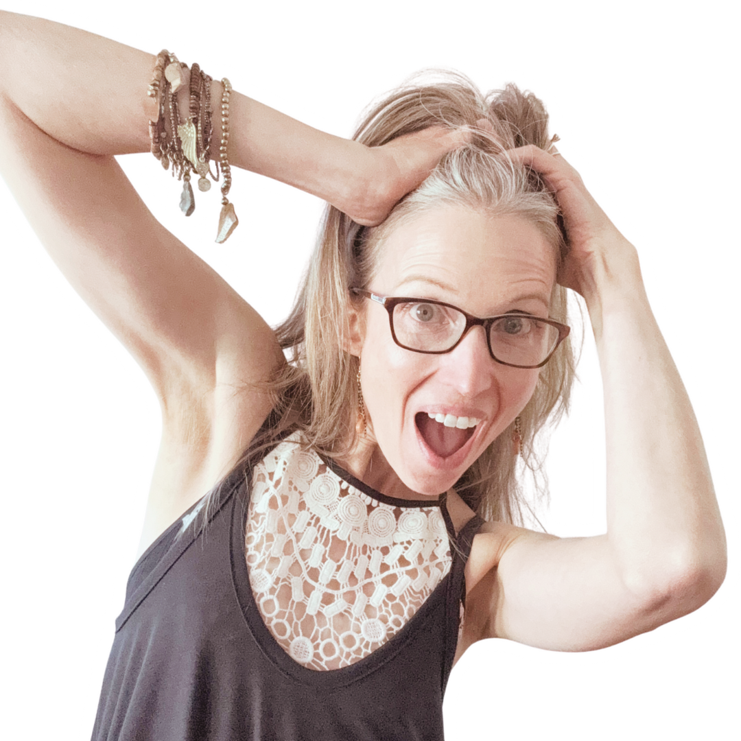 Sarah Cook with text saying "Well Hello! Sarah Here."