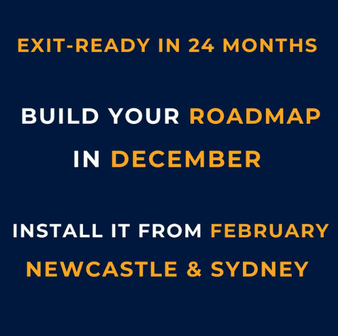 David Crook and Harry Raftos having a coffee outside in a Newcastle venue