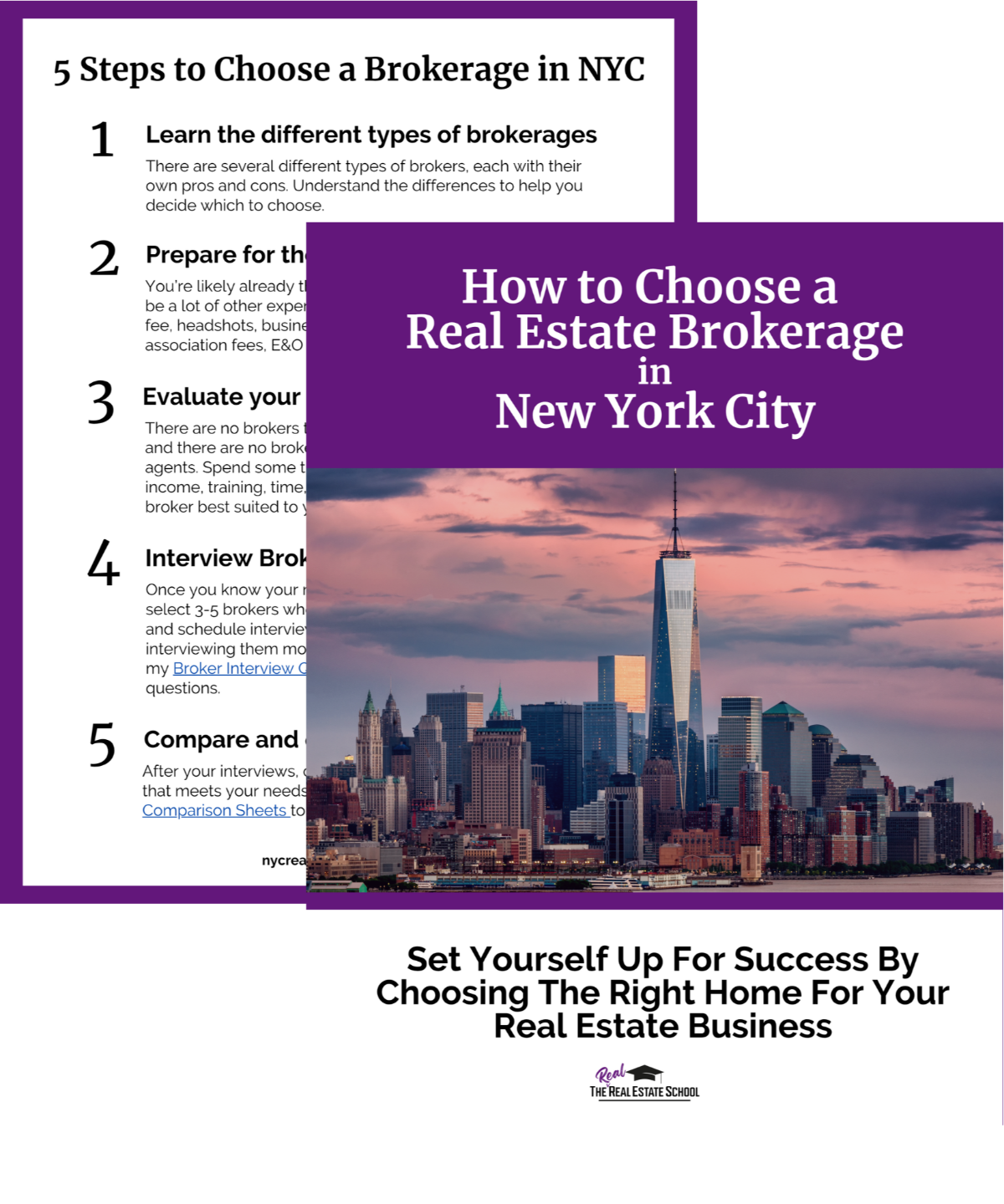 Picture of a 2 page Buyer's Agent Checklist
