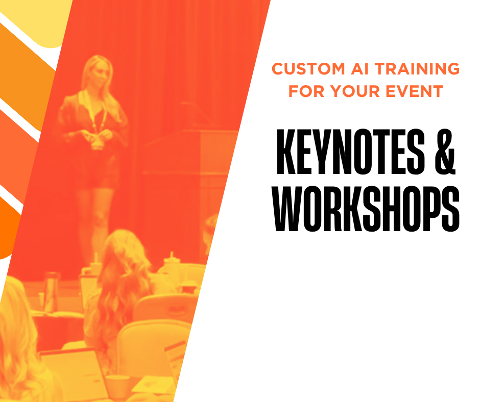 AI keynotes and workshops with Jam Ai