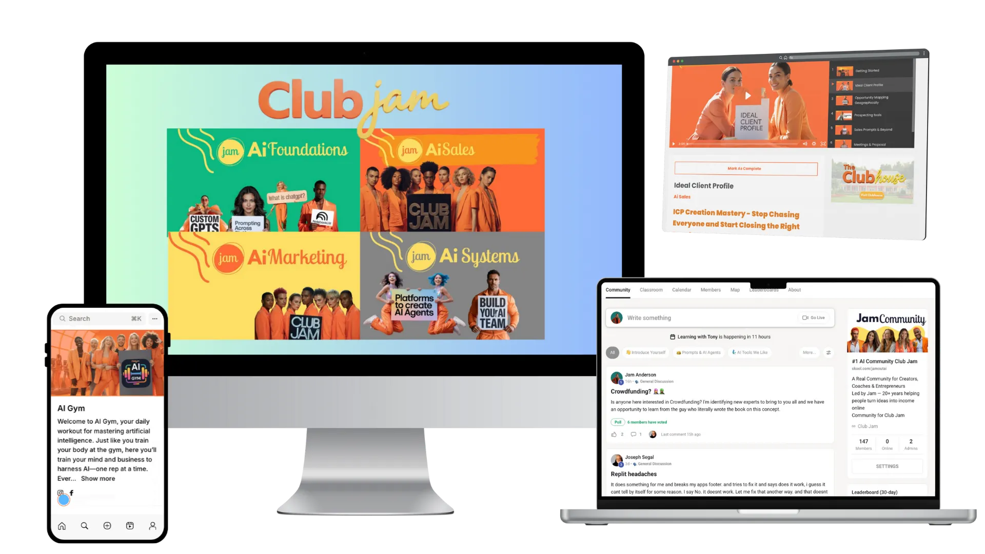 AI training in Club Jam