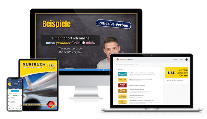 German A1 online course for beginners