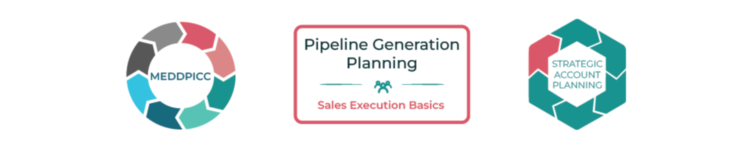 MEDDPICC sales training, pipeline generation planning and strategic account planning