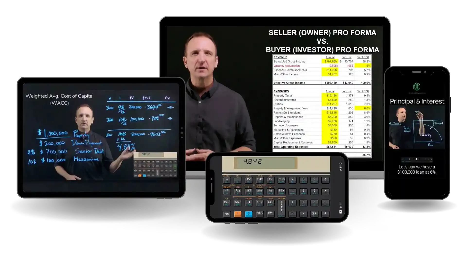 Man holding face in hands