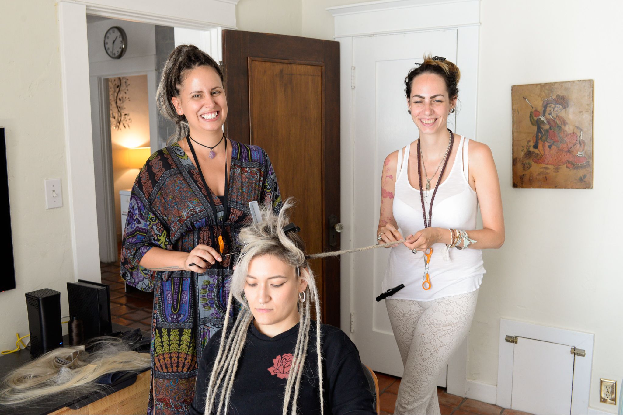 Dreadlocks utbildning för att bli professionell dreadlocks frisör Stockholm Sverige