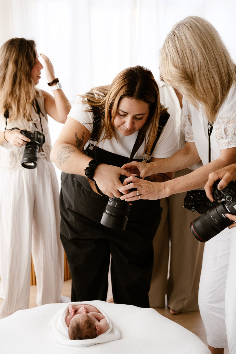 Newborn maternity family photography education