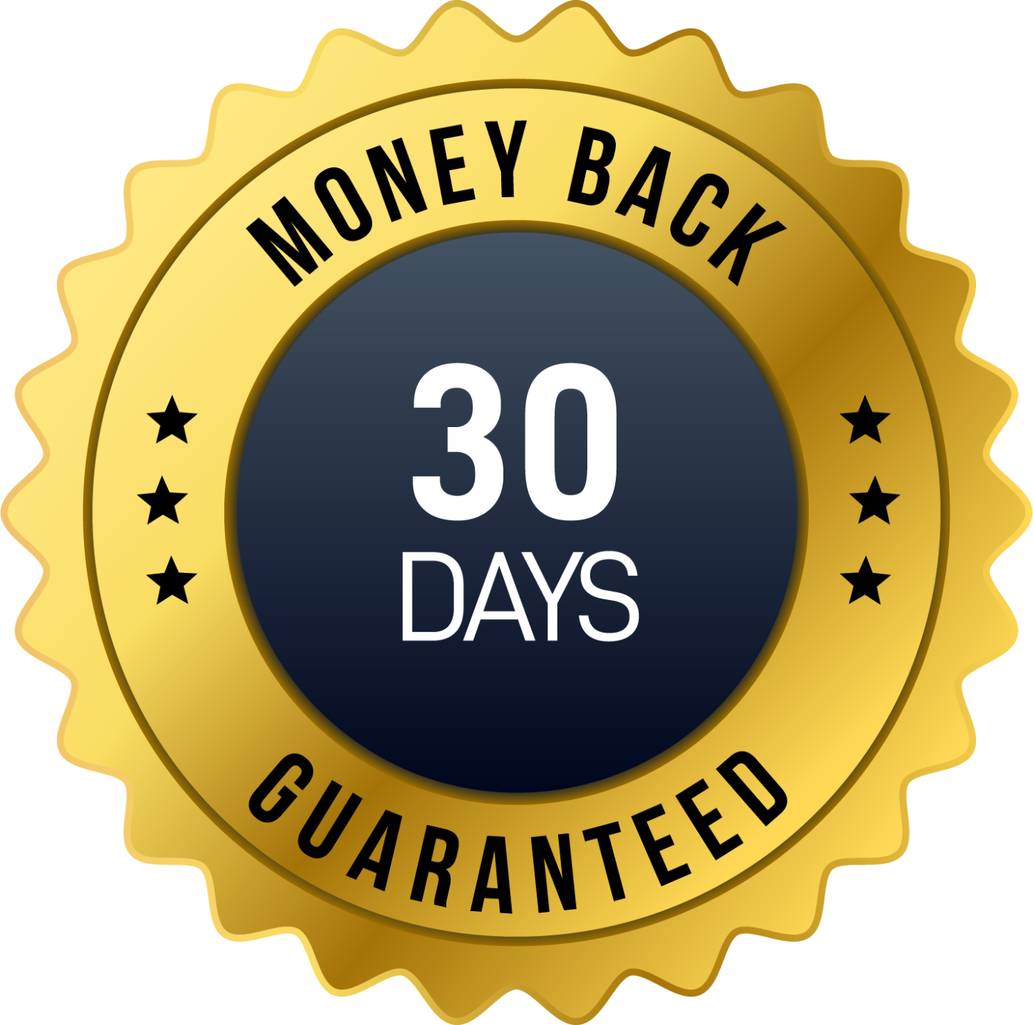30 Day Money Back Guarantee Badge