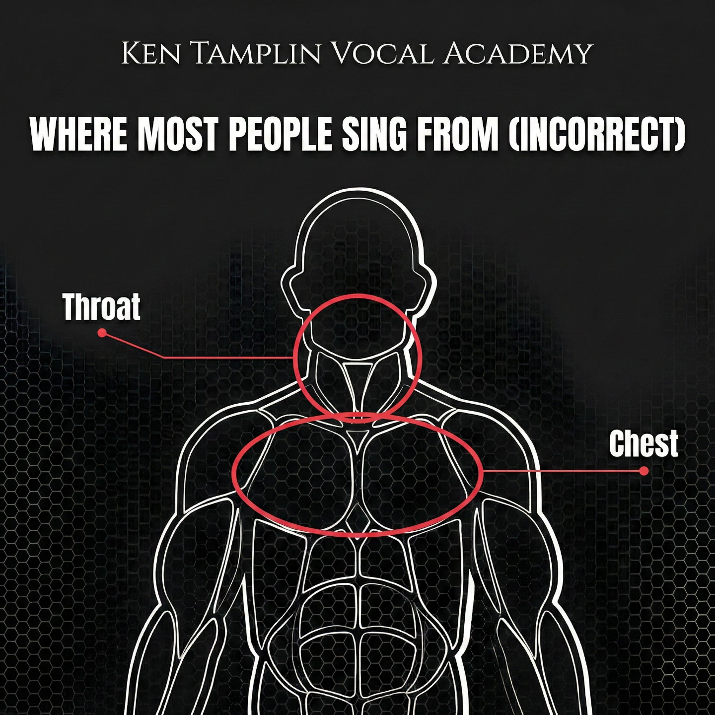 Incorrect singing technique