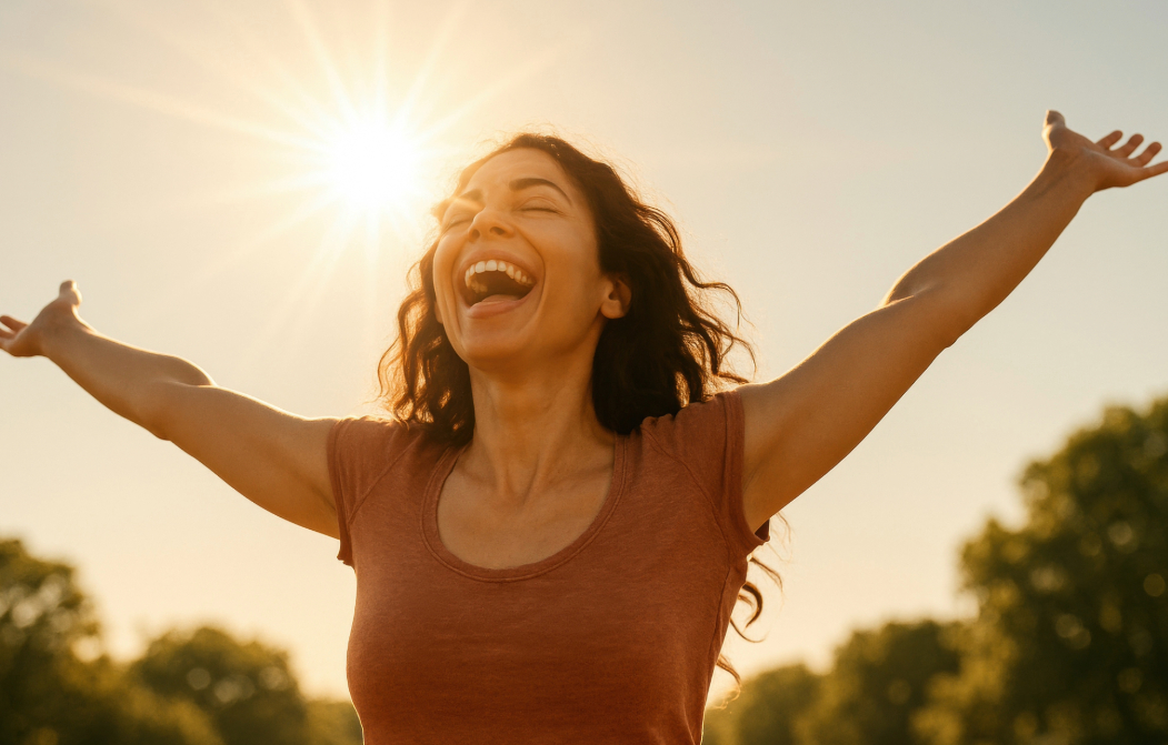 Mas Girbau silhouetted against sunset sky