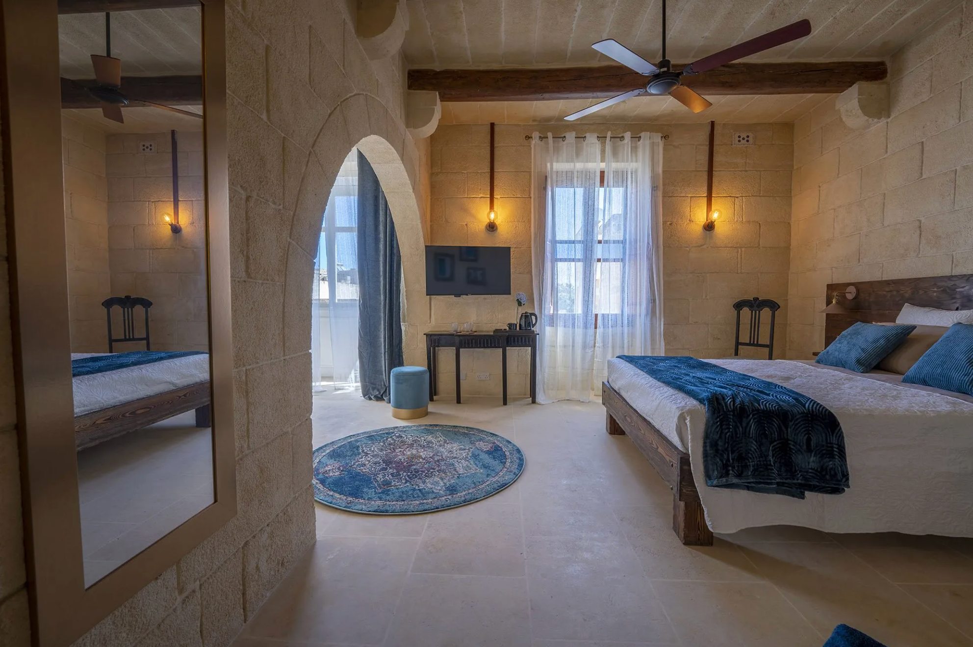 Welcome foyer at Mas Girbau villa