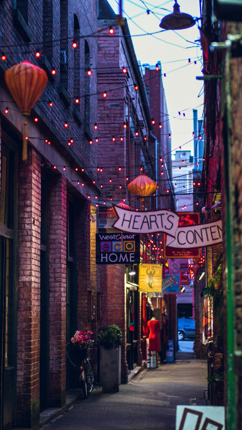 Victoria Cruise Port: Fan Tan Alley in Chintatown