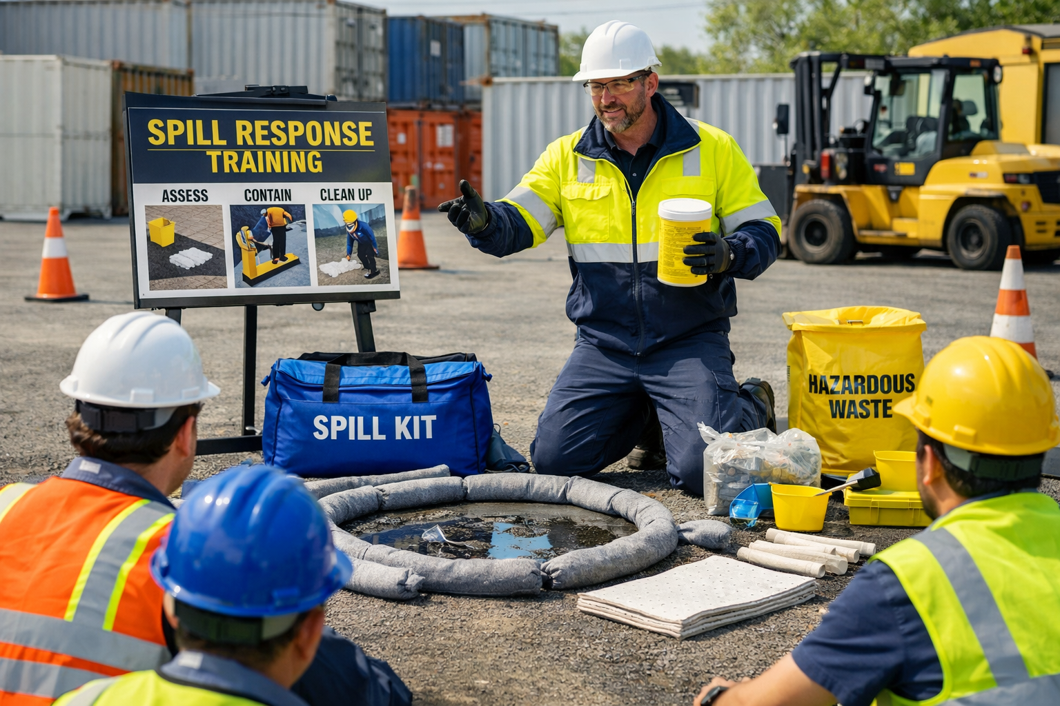 Spill Response Training on your premises by experts