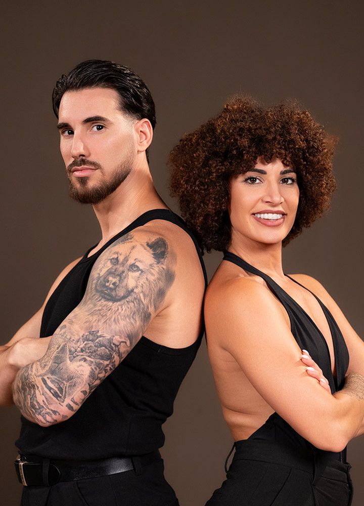 Charlie y Vero, profesores de baile