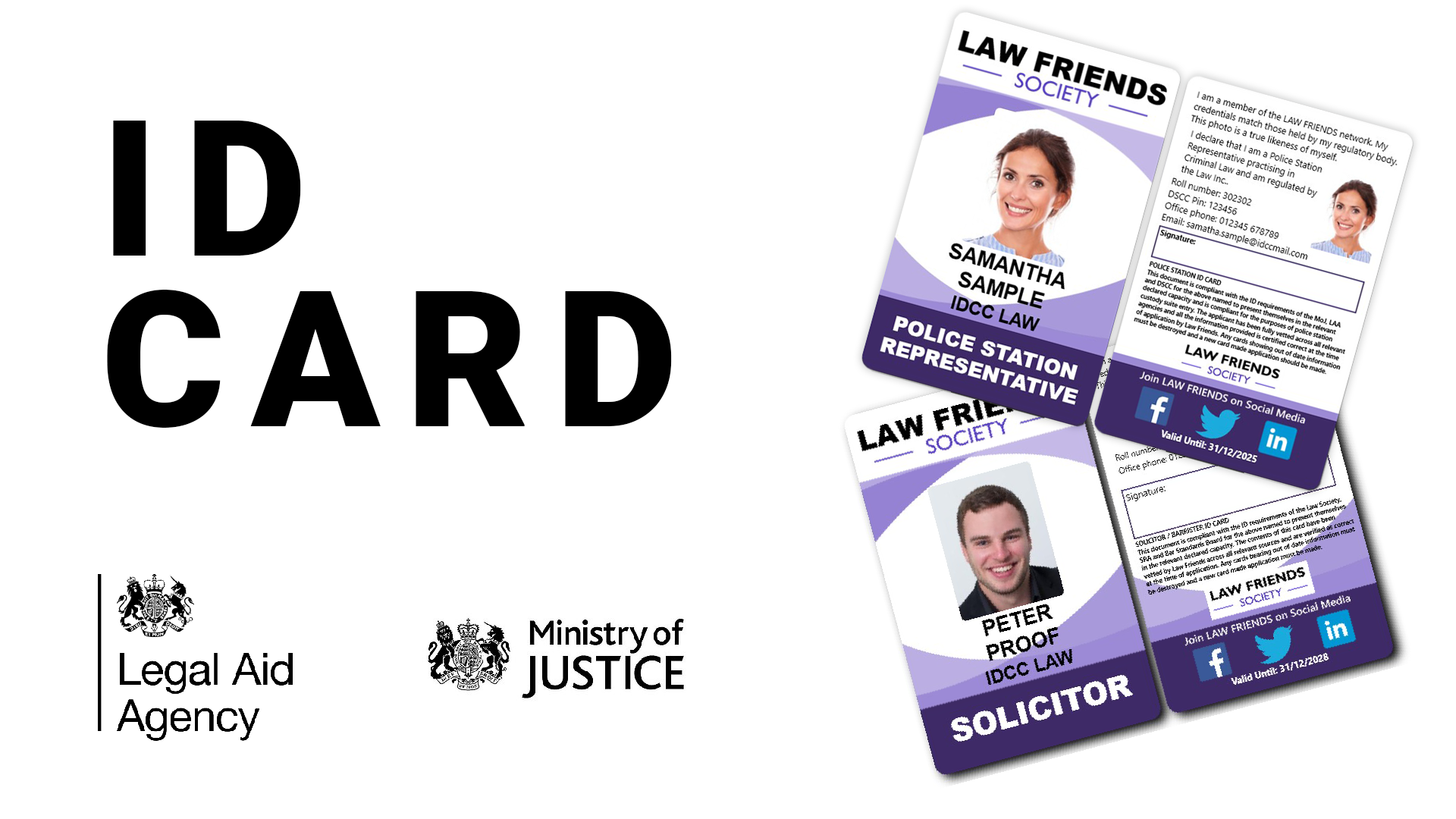 Law Friends Society ID Cards