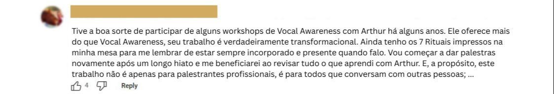 TEDx With Arthur - Testimonial 5